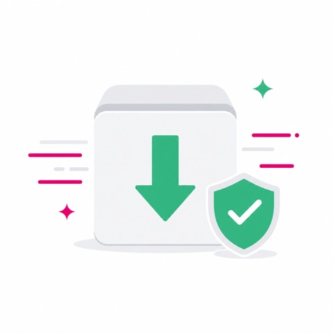 Illustration of a safe V2Ray installer download